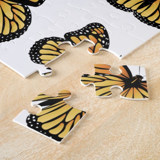 Orange Monarch Butterfly Jigsaw Puzzle | Zazzle