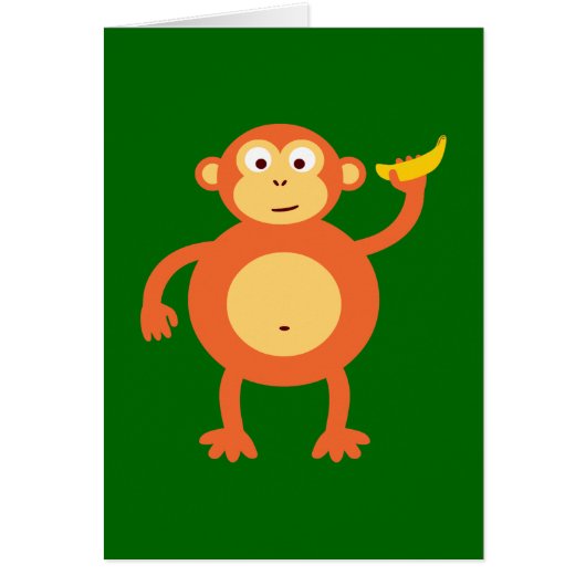 Orange Monkey Cards (Front)