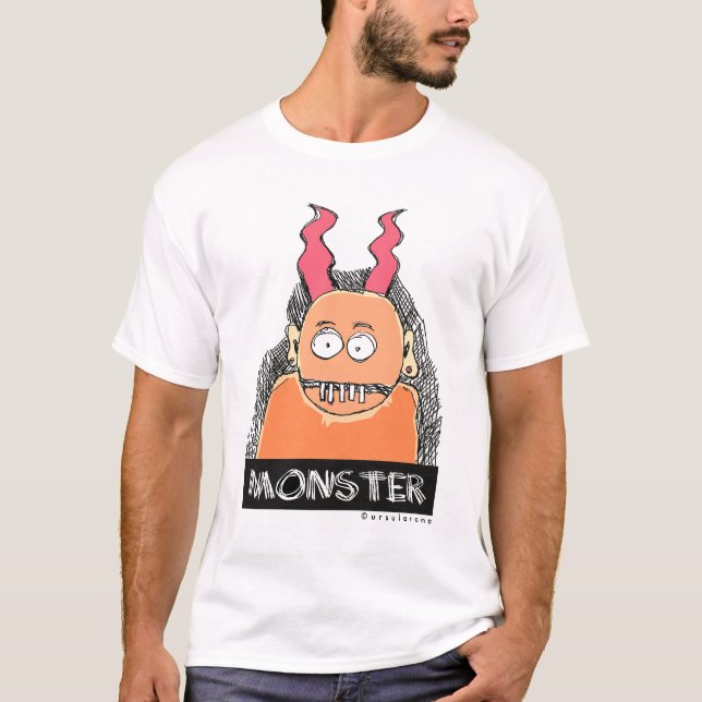orange monster T-Shirt (Front)