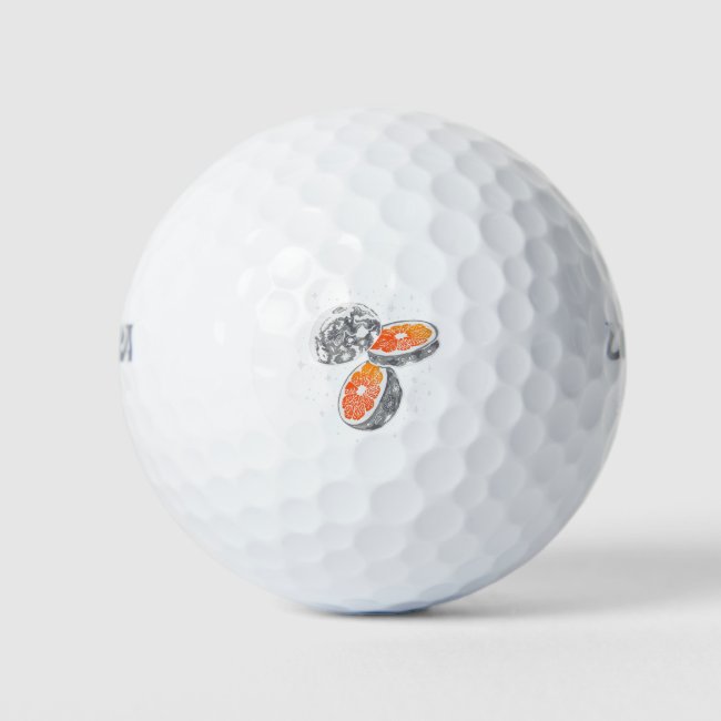 Orange Moon Golf Balls