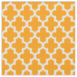 Orange Moroccan Print Fabric