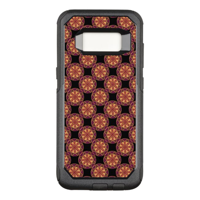 Orange Mosaic Mandala OtterBox Galaxy S8 Case