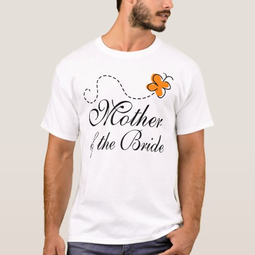 Orange Mother Of The Bride T_Shirt