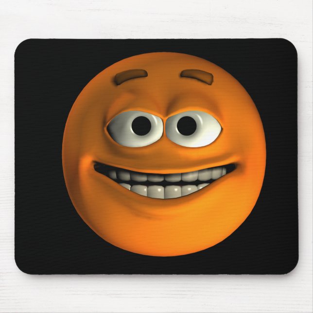 Orange Mouse Pad (Front)