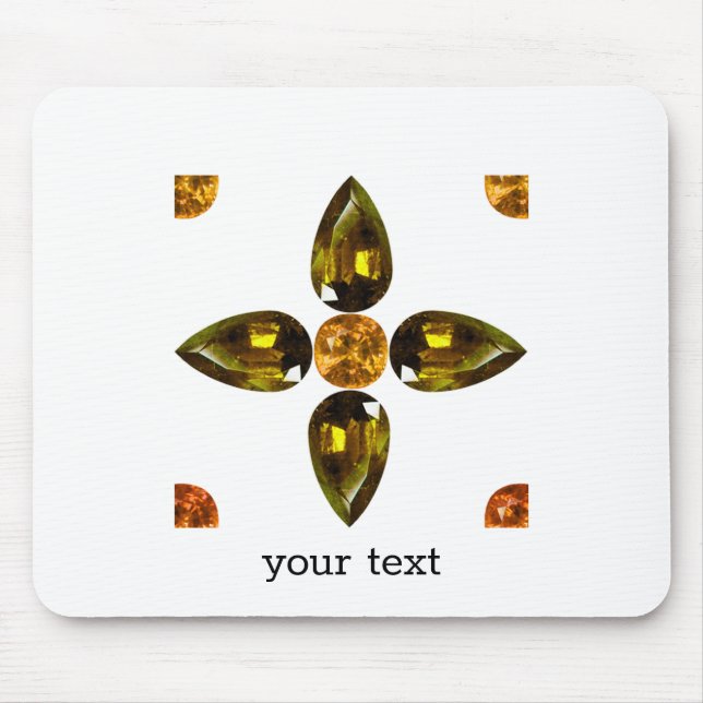 Orange Mouse Pad (Front)