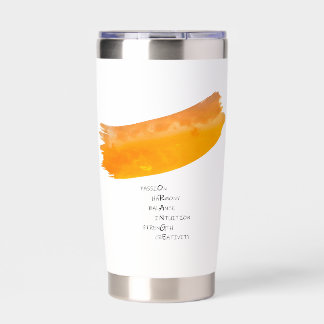 "Orange" Mug Insulated Tumbler