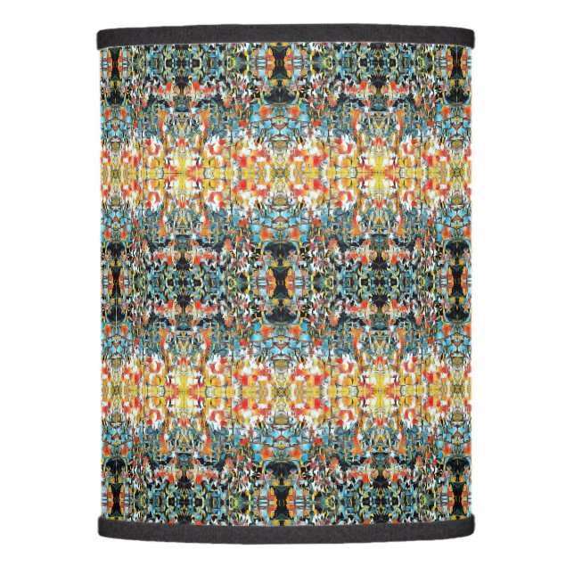Orange multicolor lamp shade  (Front)
