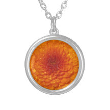 Orange "Mum"burst Necklace