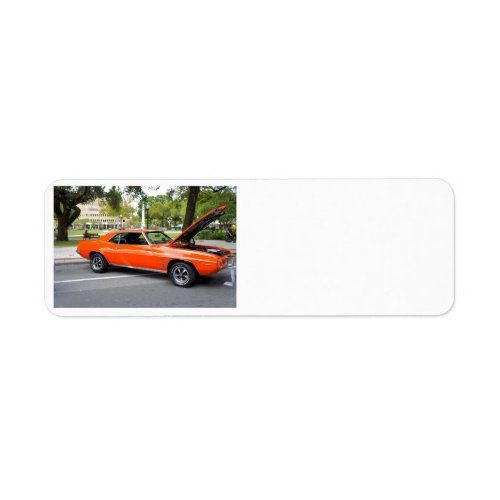 Orange Muscle Label