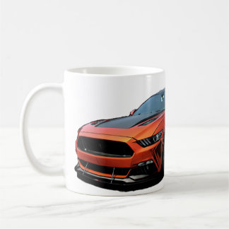 Orange Mustang S550 Coffee Mug