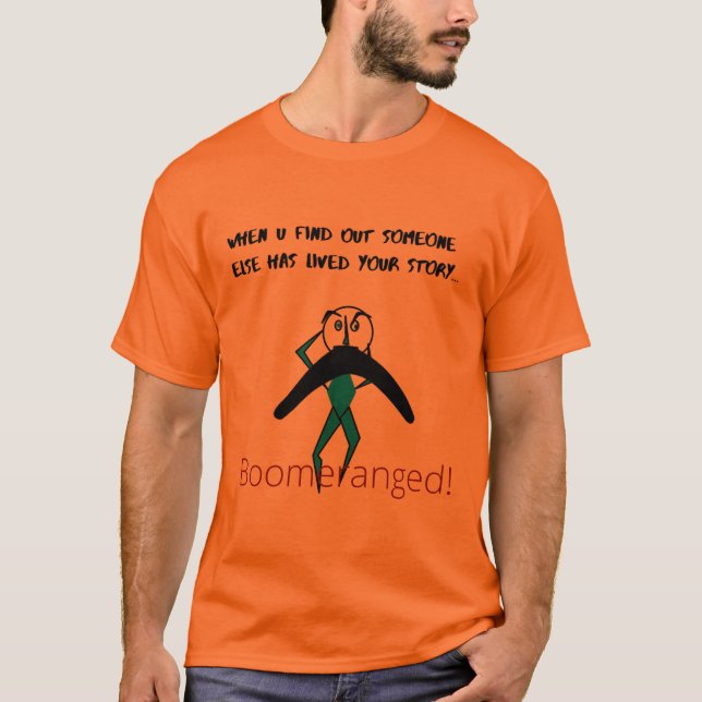 Orange  'My Story' Tee  Boomeranged (Front)