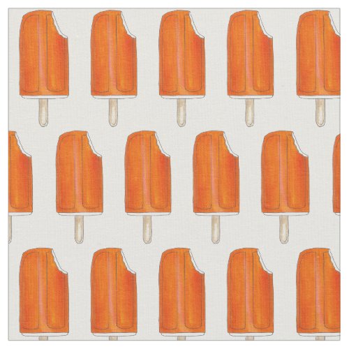 Orange n Creme Creamsicle Ice Cream Popsicle Fabric