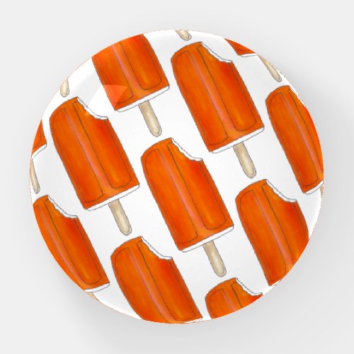 Orange n Creme Creamsicle Ice Cream Popsicle Paperweight