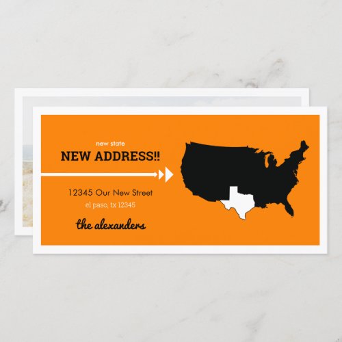 Orange New State New Address Texas Moving