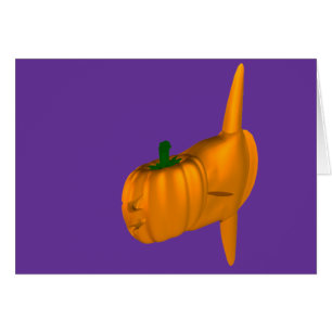 Orange Ocean Sunfish Cards