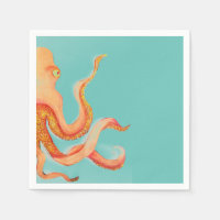 orange octopus