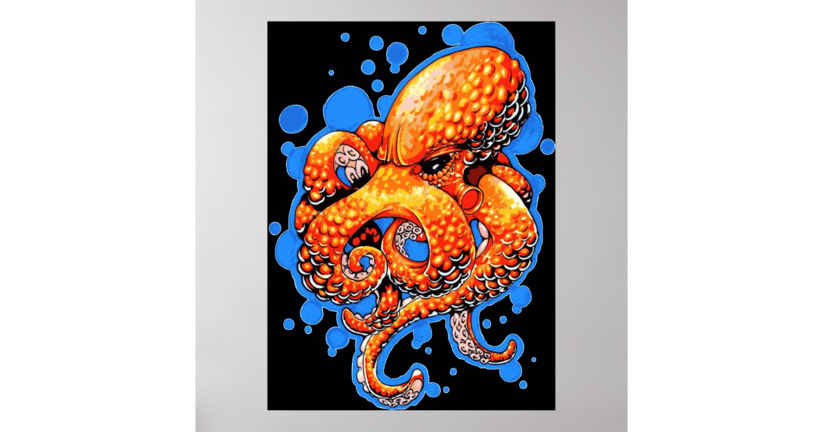 reversible octopus orange