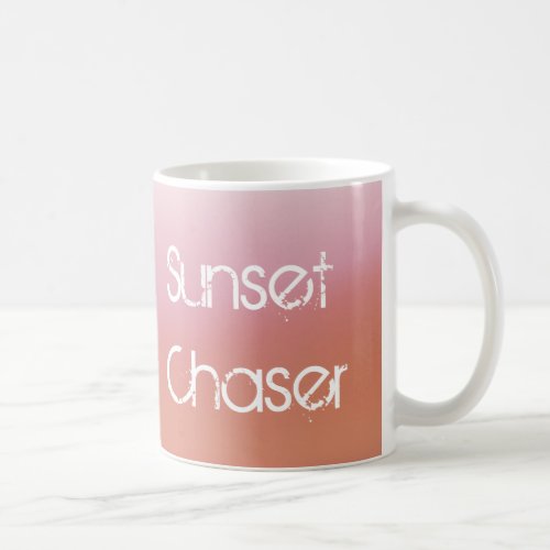 Orange Ombre Fade Sunset Chaser Mug