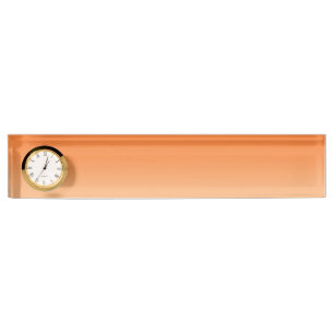 Orange Ombre Name Plate