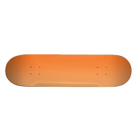 Orange Ombre Skateboard Deck