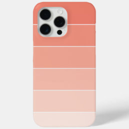 Orange Ombr&#233; Stripes iPhone 15 Pro Max Case