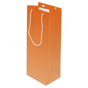 Orange Ombre Wine Gift Bag