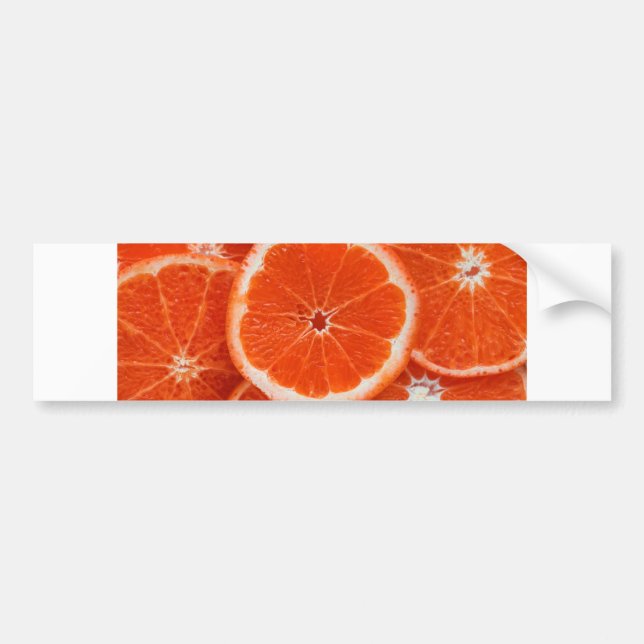 orange oranges bumper sticker (Front)