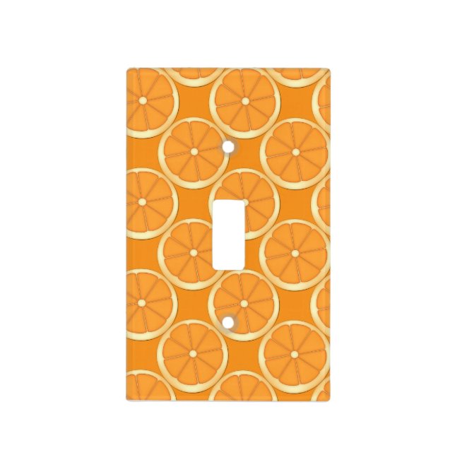 Orange Oranges Kitchen Light Switch Plate Cover (Front)