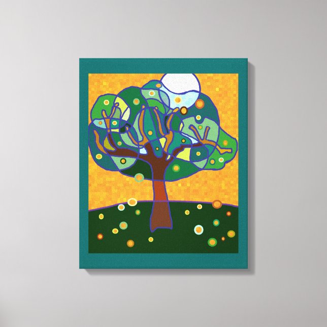 Orange orchard canvas print (Front)