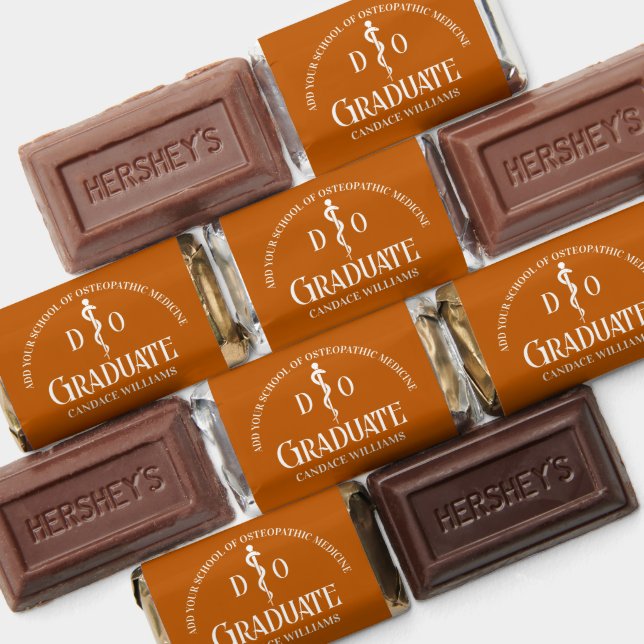 Orange Osteopathic Medical School Graduation Party Hershey's Miniatures (Assorted)