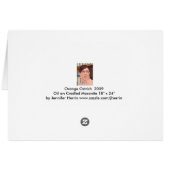 Orange Ostrich Cards (Back Horizontal)