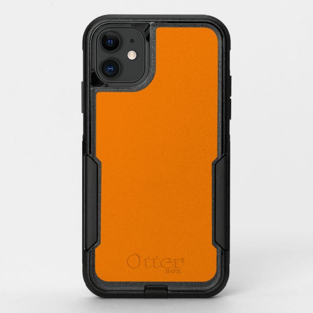 Orange Otterbox Commuter iPhone 11 Case (Back)