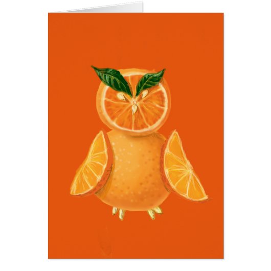 Orange owl cards (Front)