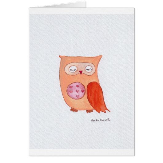 Orange owl cards (Front)