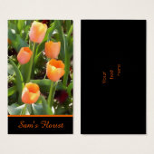 Orange Painted Tulips (Front & Back)
