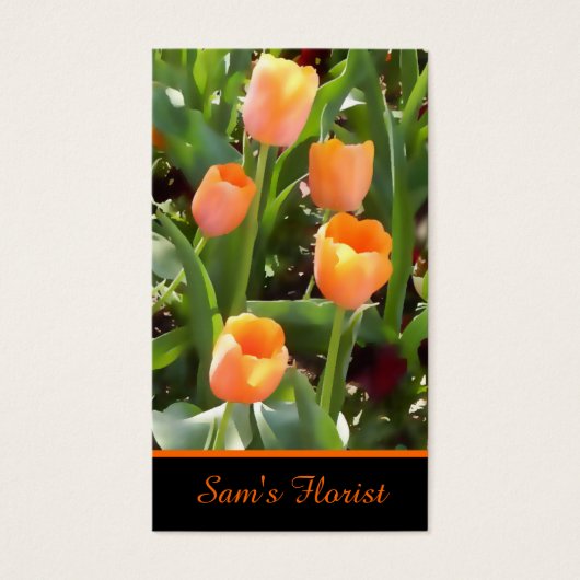 Orange Painted Tulips (Front)