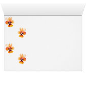 orange pansies (Inside Horizontal (Bottom))