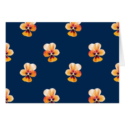 orange pansies (Front Horizontal)