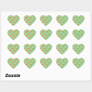 orange pansies classic round sticker