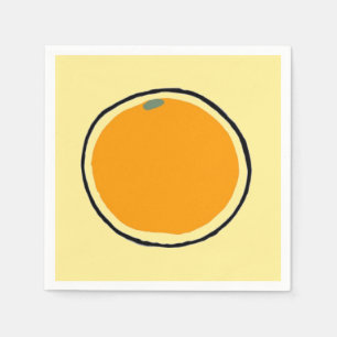 Orange Paper Napkins