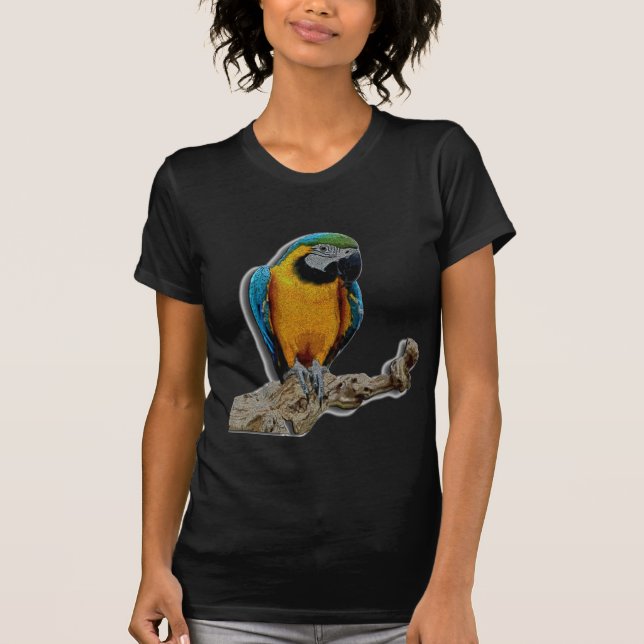 Orange Parrot alone t-shirt (Front)