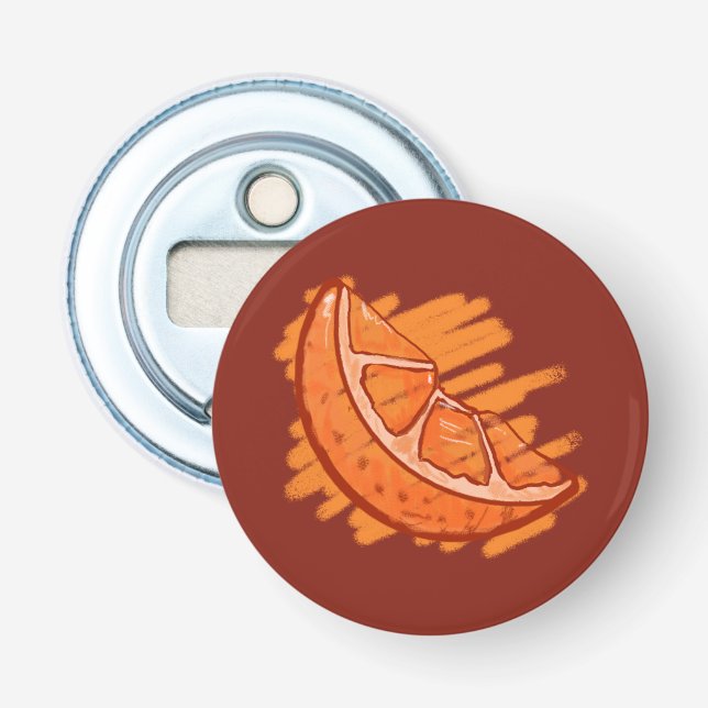 Orange Party Suppiies Bottle Opener (Front)