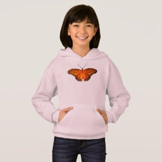 Orange passion butterfly