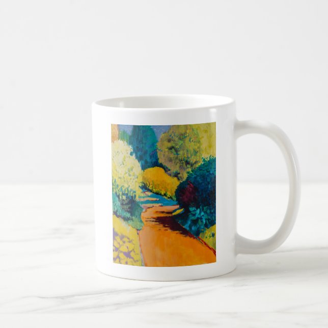 Orange Path Coffee Mug (Right)