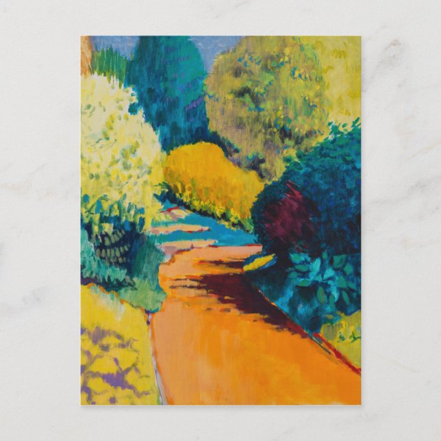 Orange Path Postcard (Front)