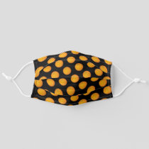 Orange Pattern Adult Cloth Face Mask