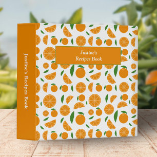 Orange Pattern Binder