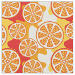 Orange pattern fabric