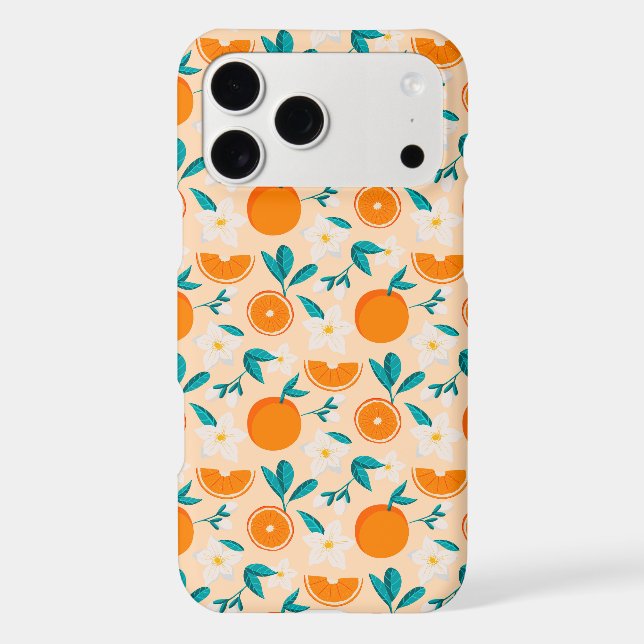 Orange Pattern | Fresh Citrus Design  Case-Mate iPhone Case (Back)