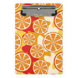 Orange pattern mini clipboard